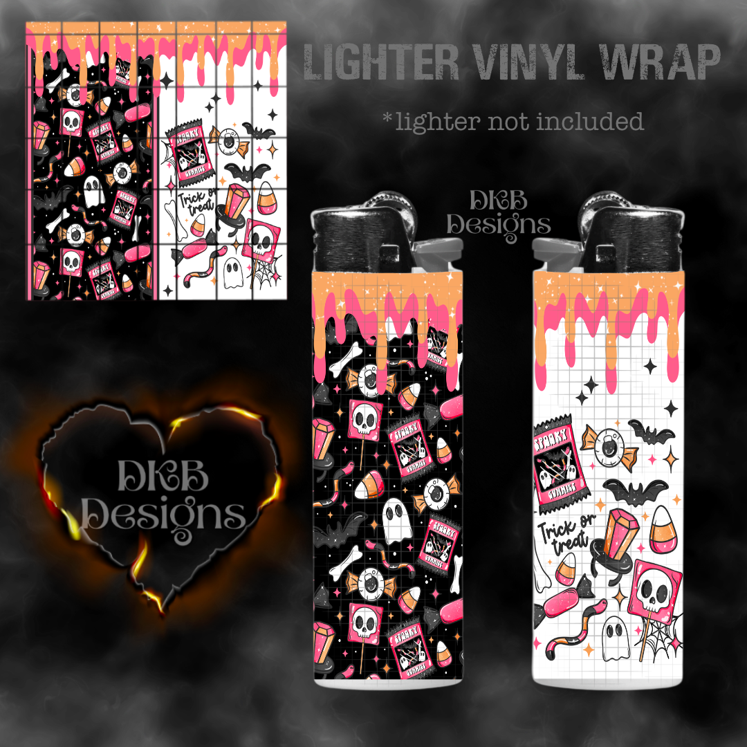 Trick or treat vinyl wrap
