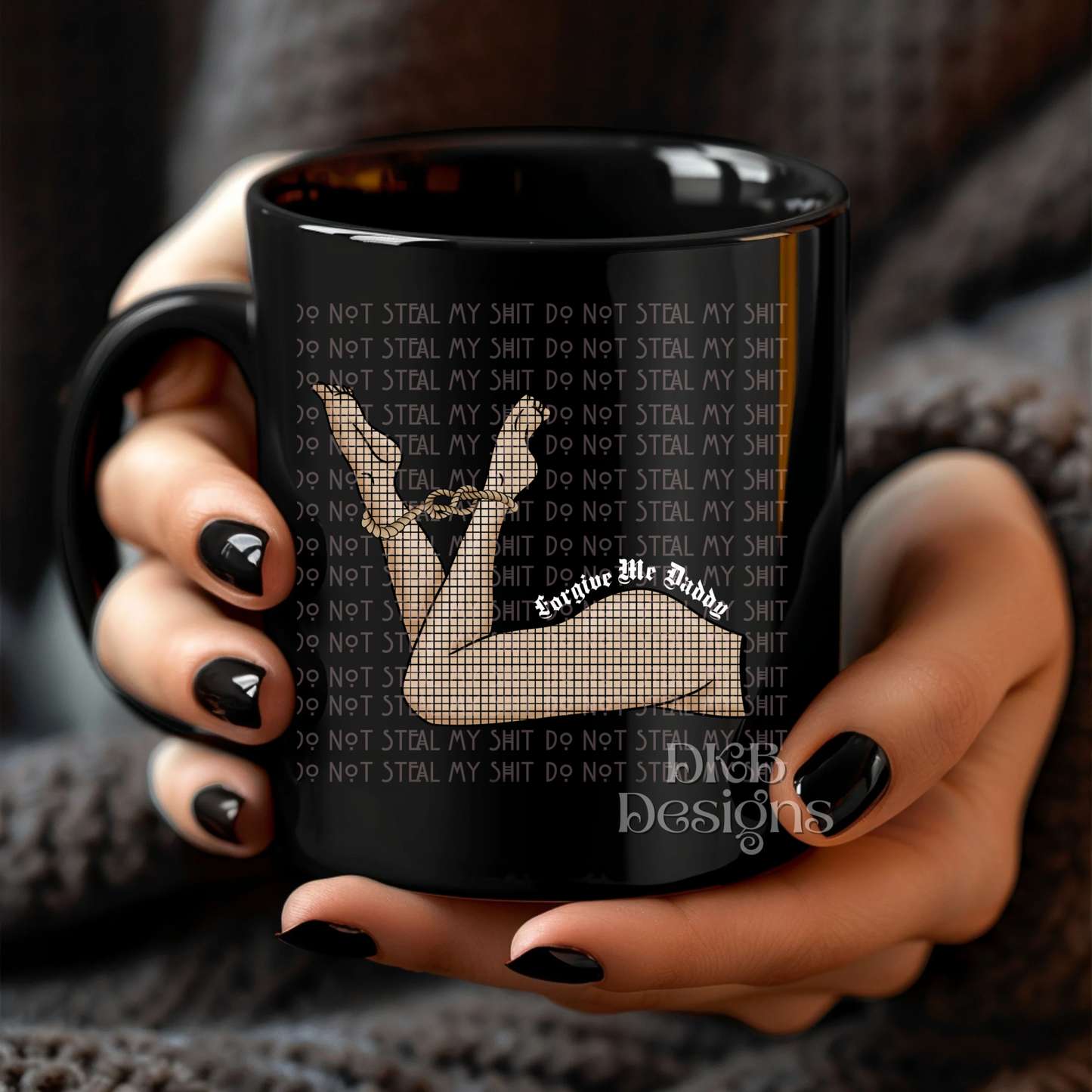 Forgive Me (white) UV DTF