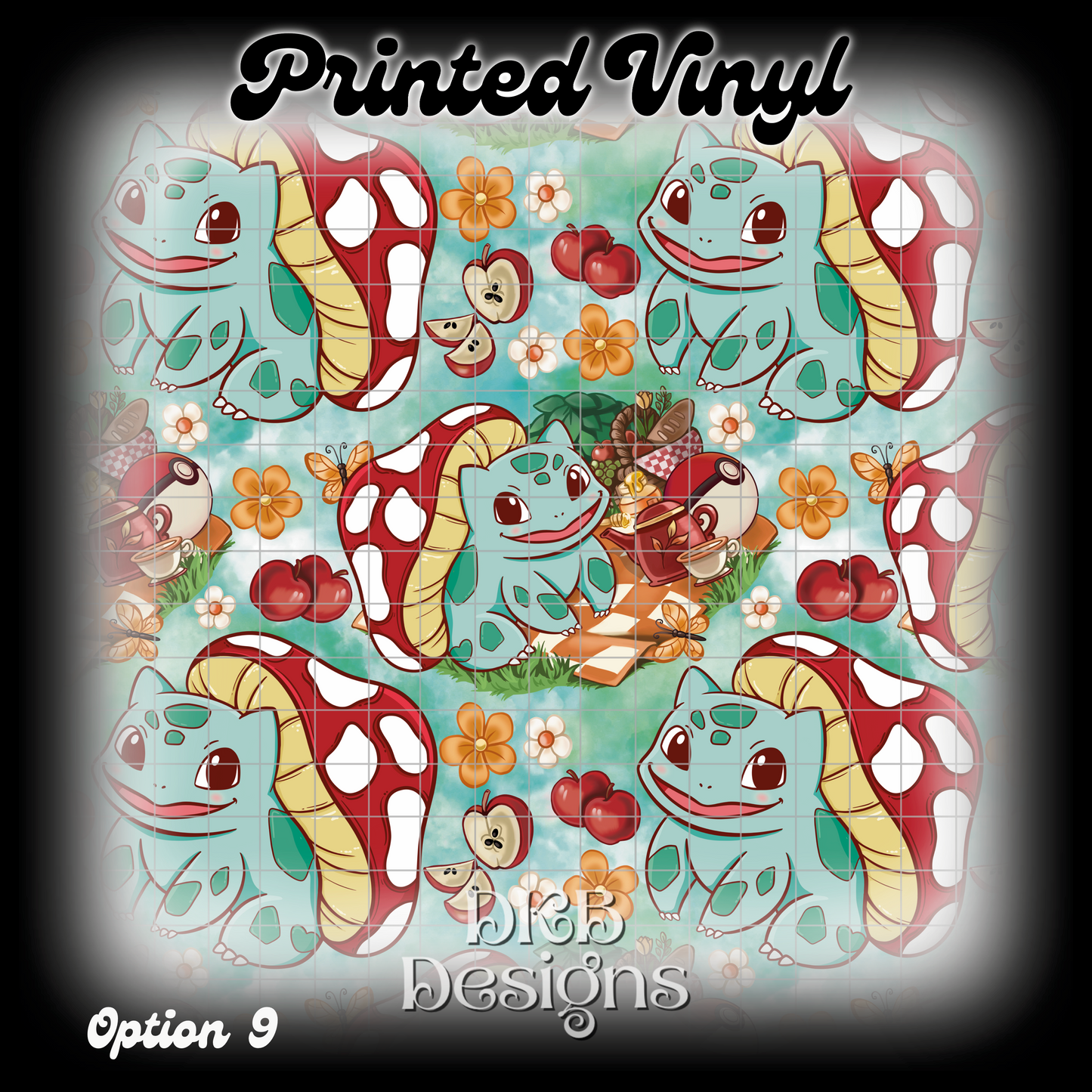 Bulb asaur Printed Vinyl