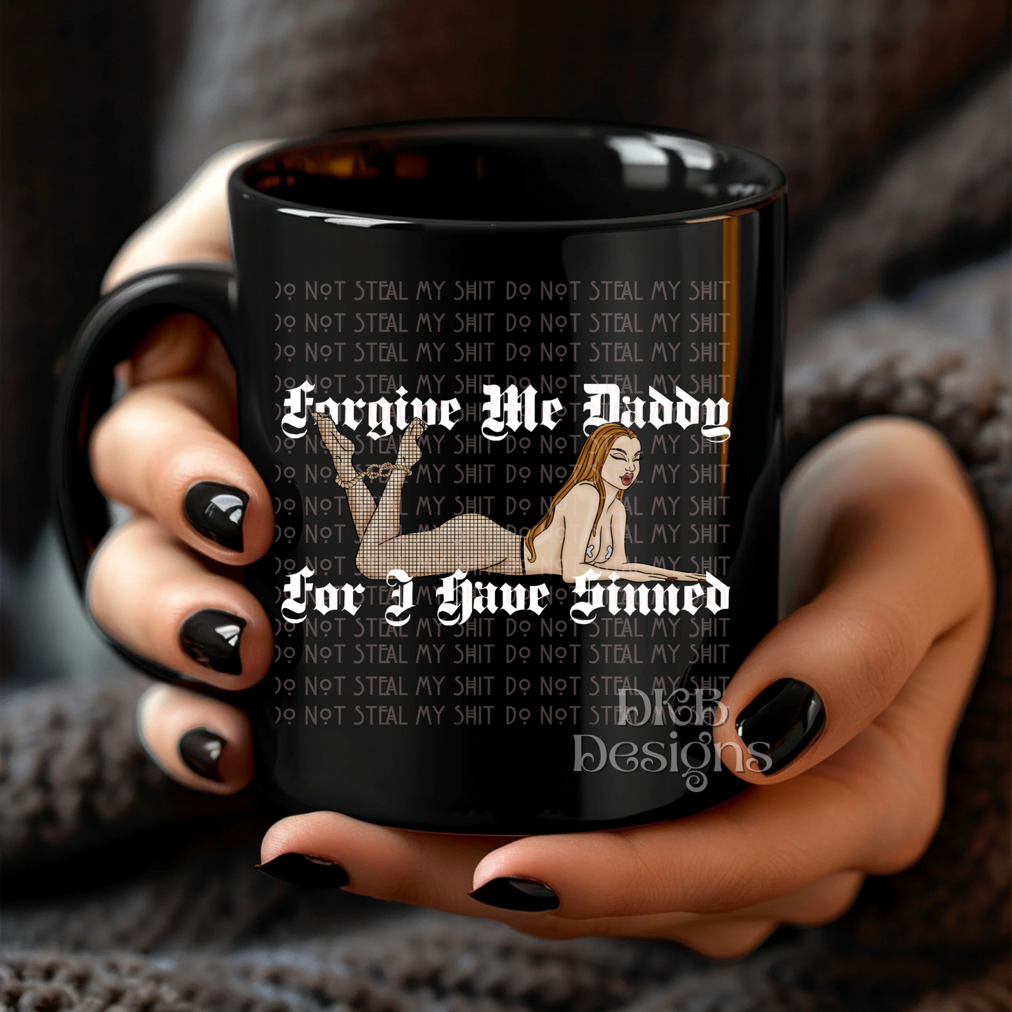 Forgive Me(white) UV DTF