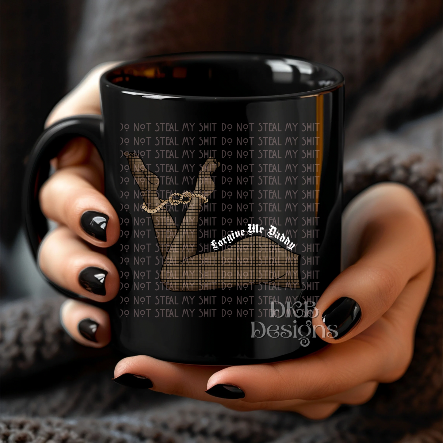 Forgive Me (white) UV DTF