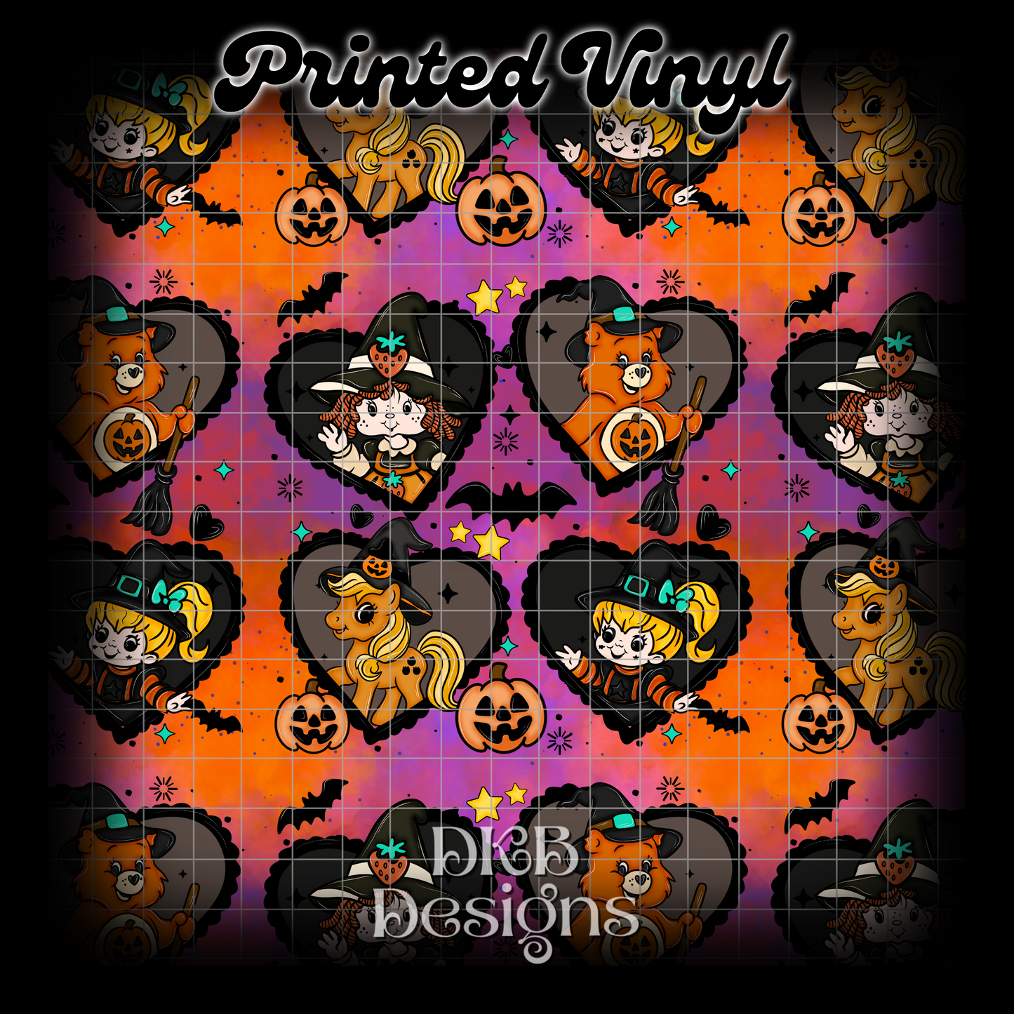 Nostalgia hearts Printed Vinyl