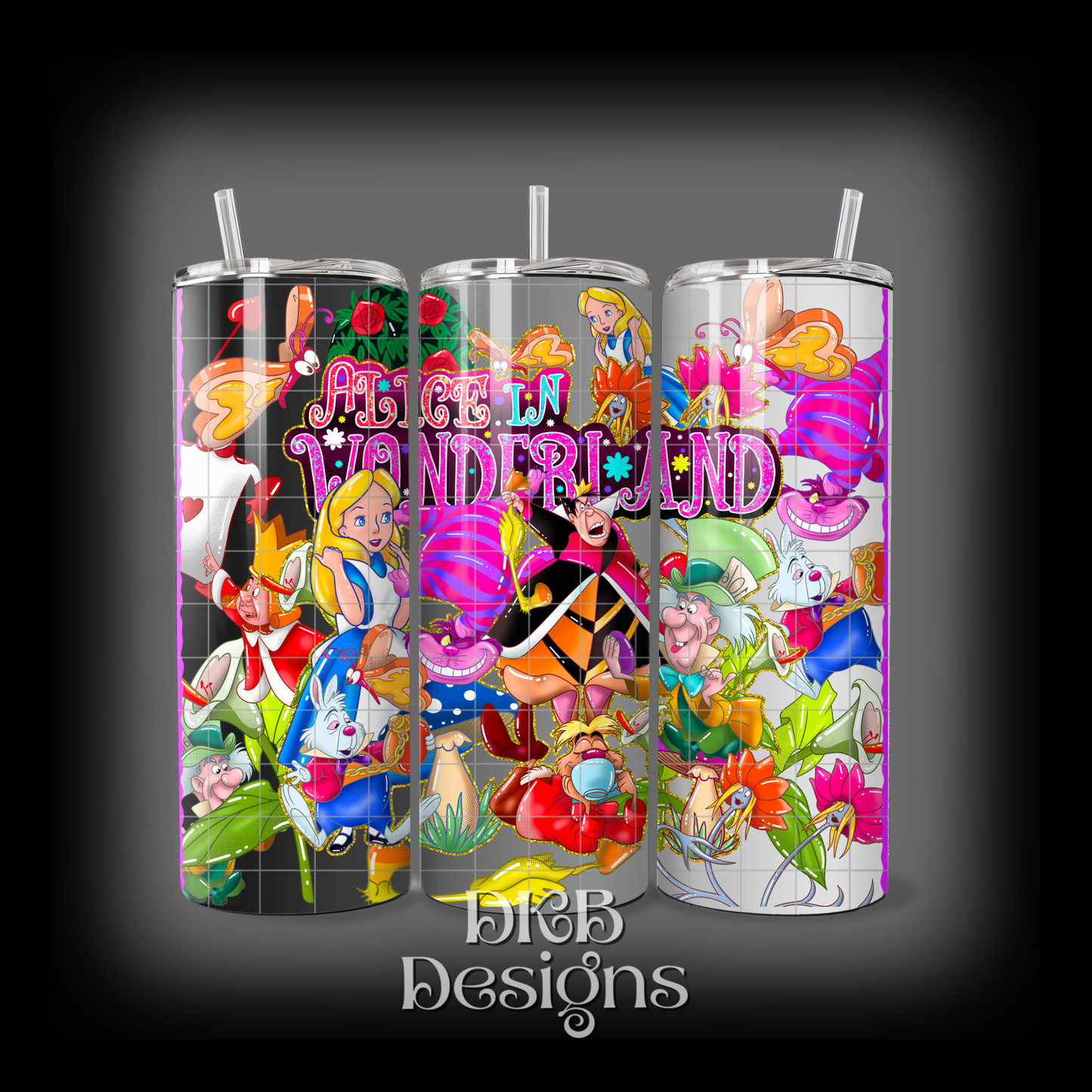 Alice 20oz tumbler UV DTF