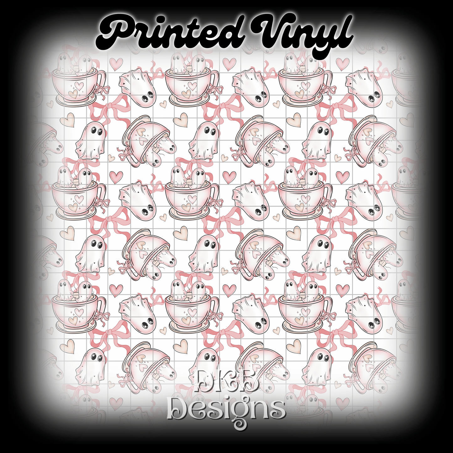 Tea ghost Printed Vinyl