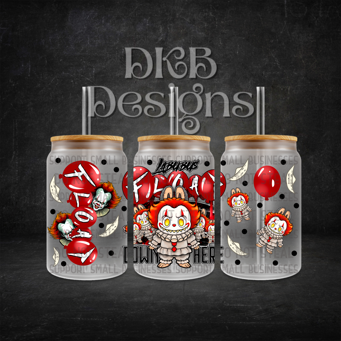 Float 16oz glass can UV DTF