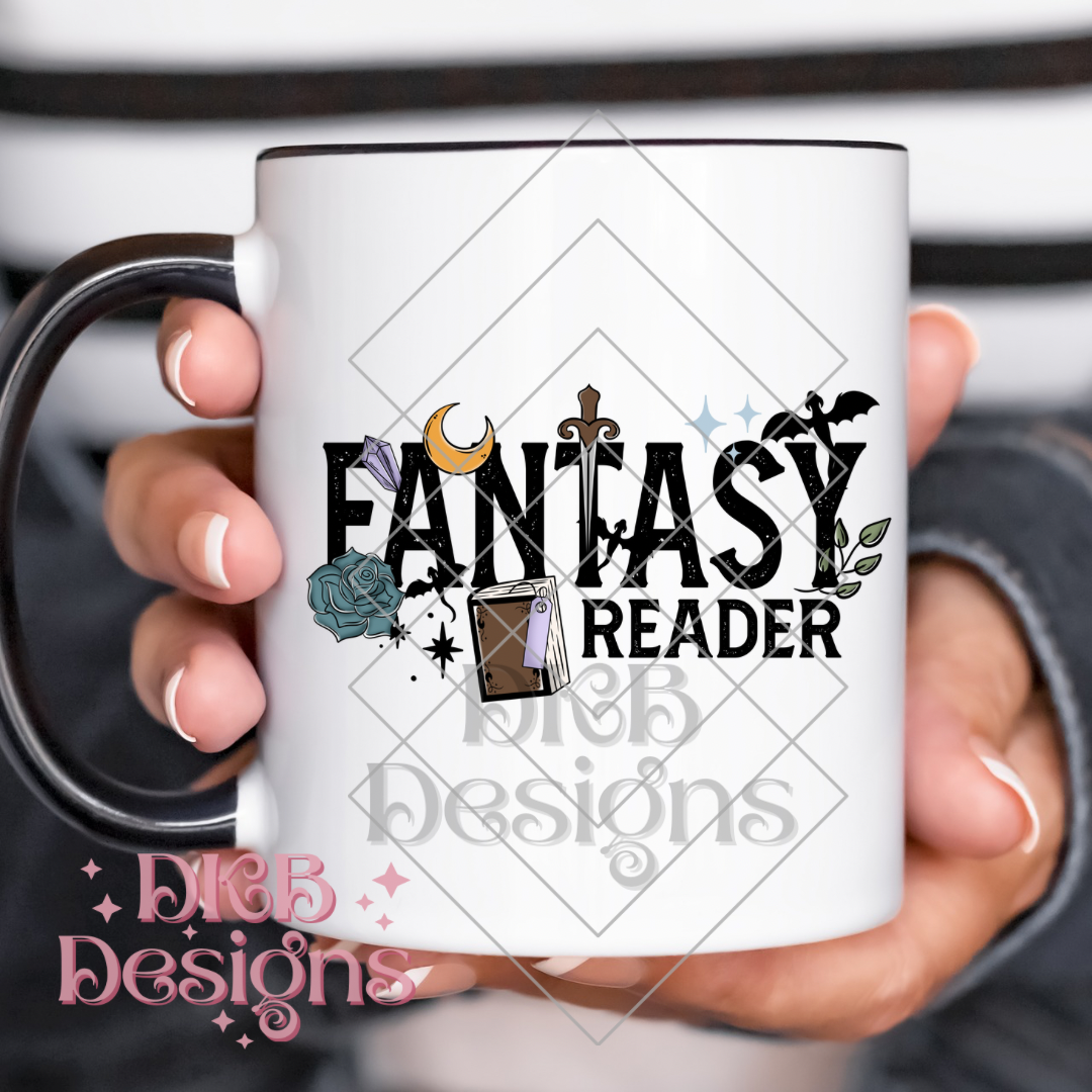 Fantasy reader UV DTF