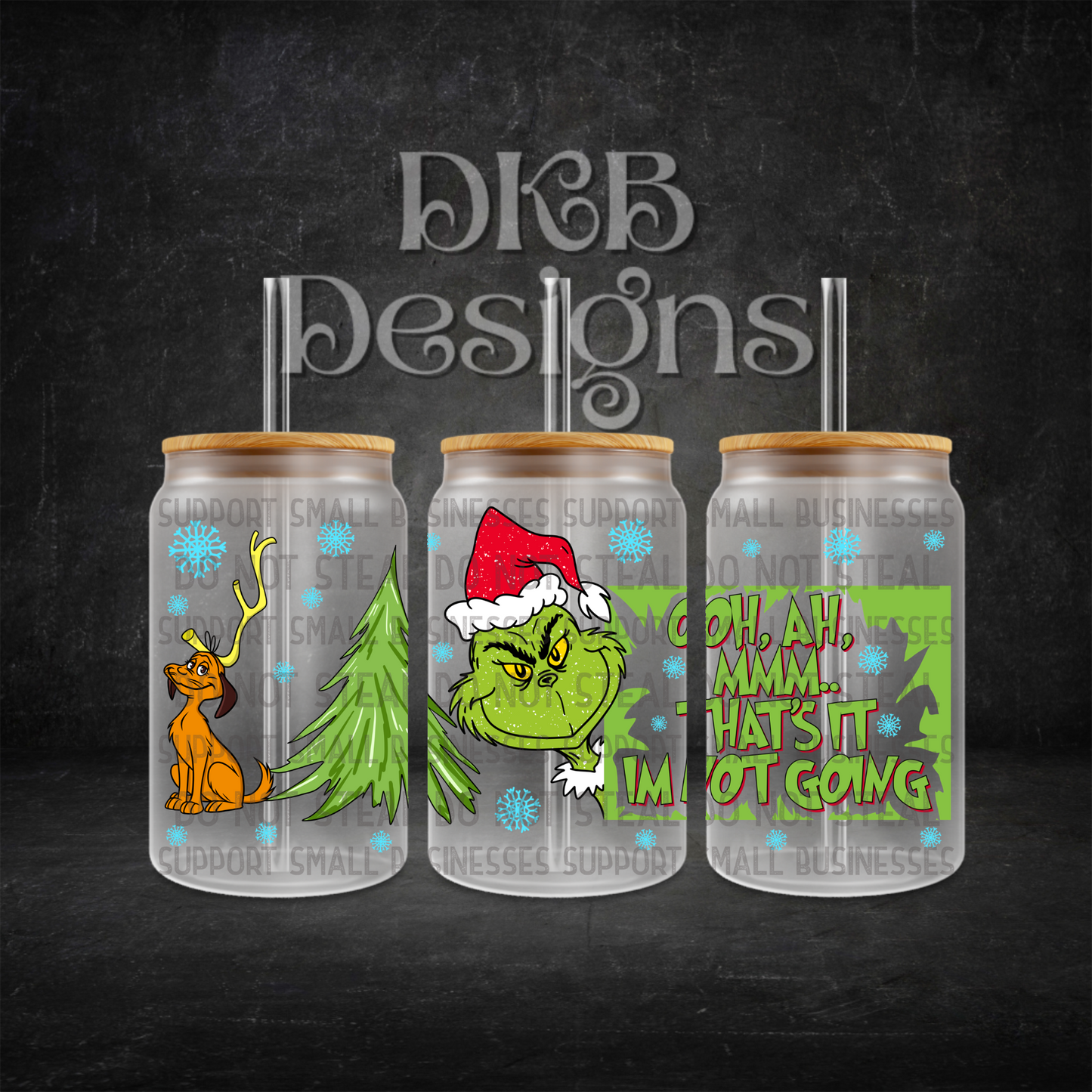 I’m not going 16oz glass can UV DTF