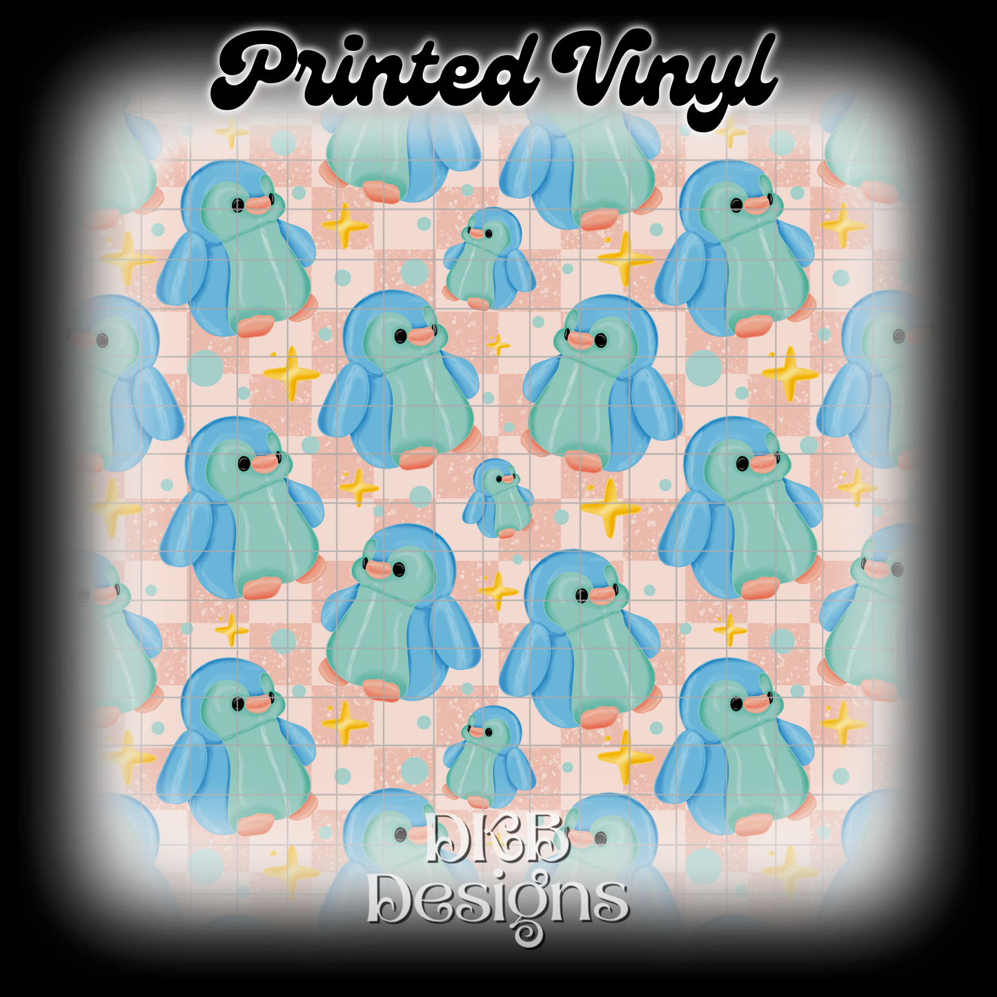 Penguin Printed Vinyl