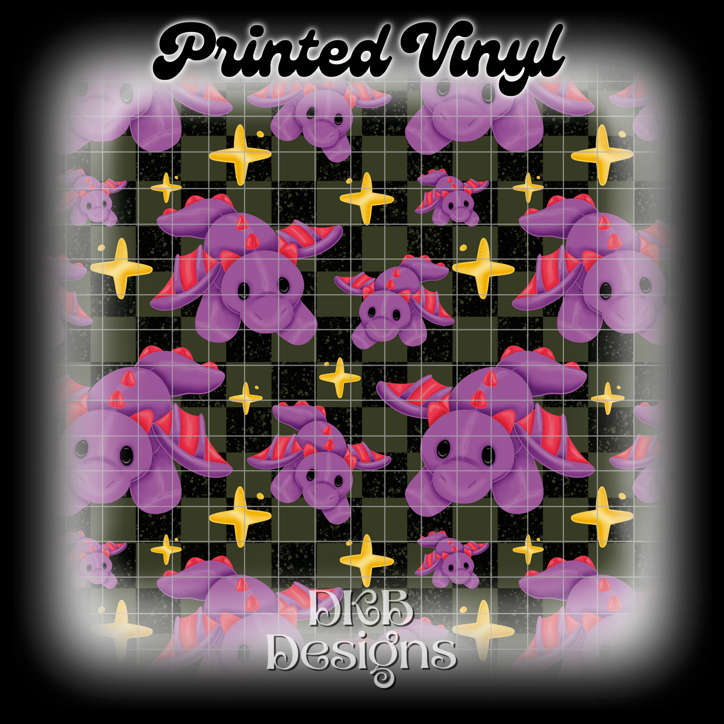 Dragon Printed Vinyl