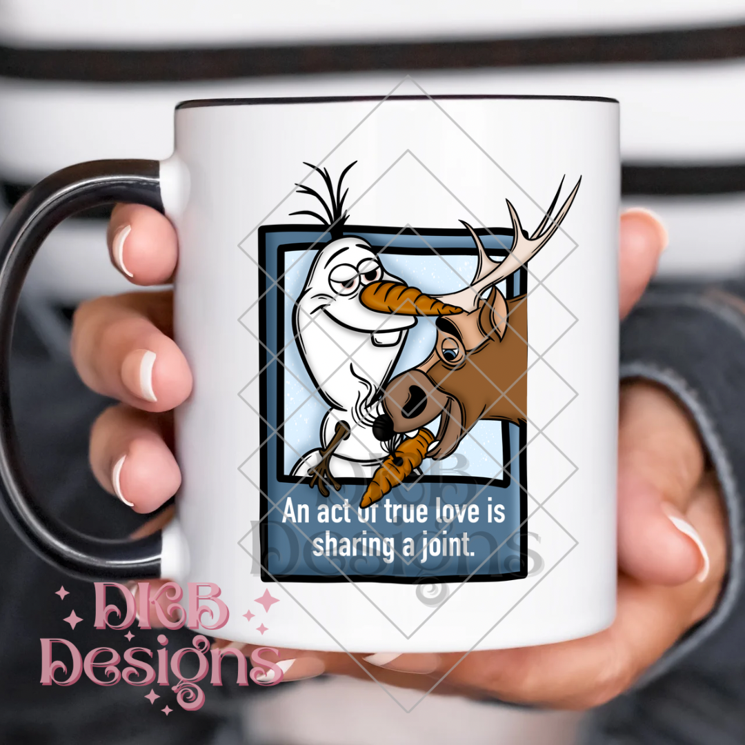 Snowman reindeer 2 UV DTF