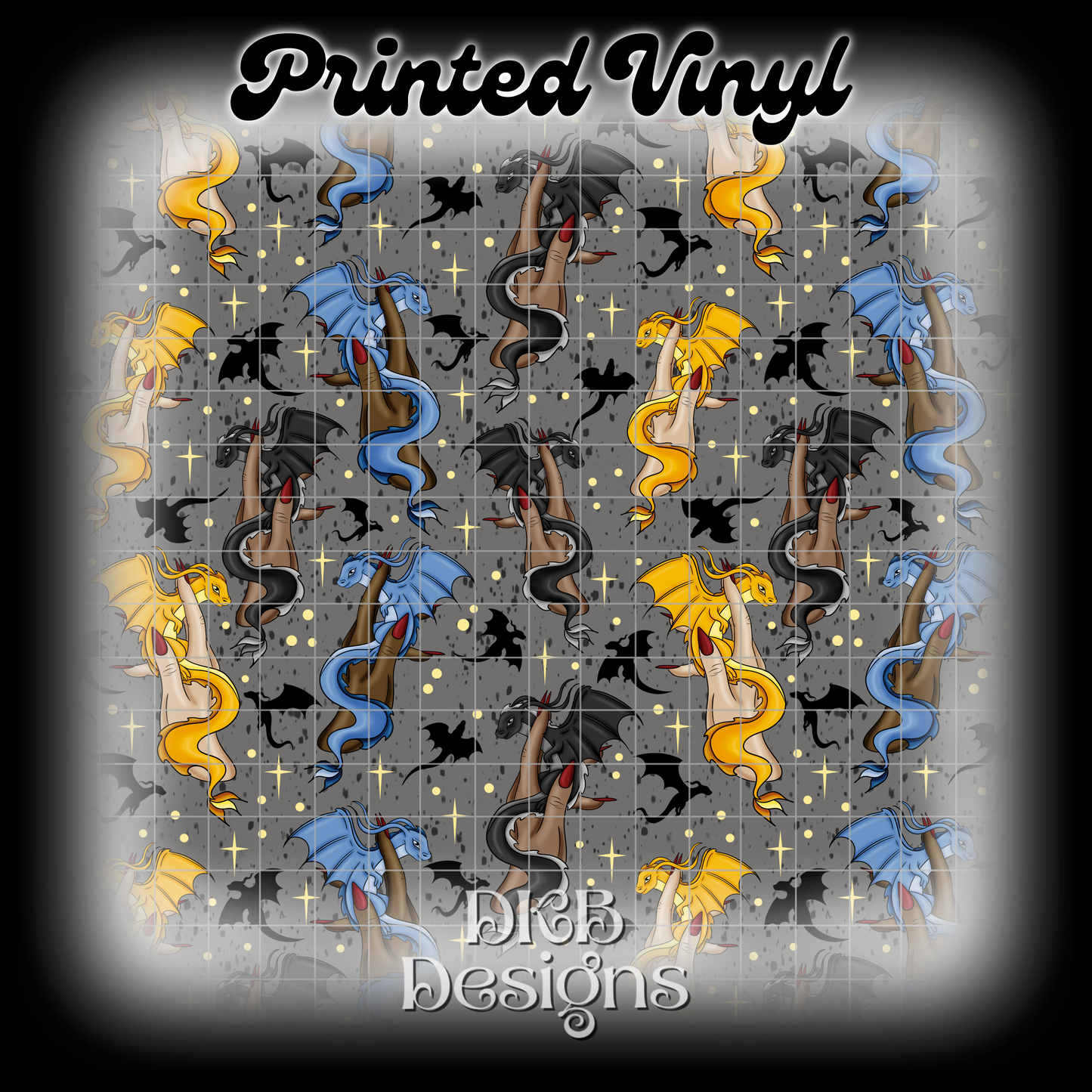 Divine fire Printed Vinyl