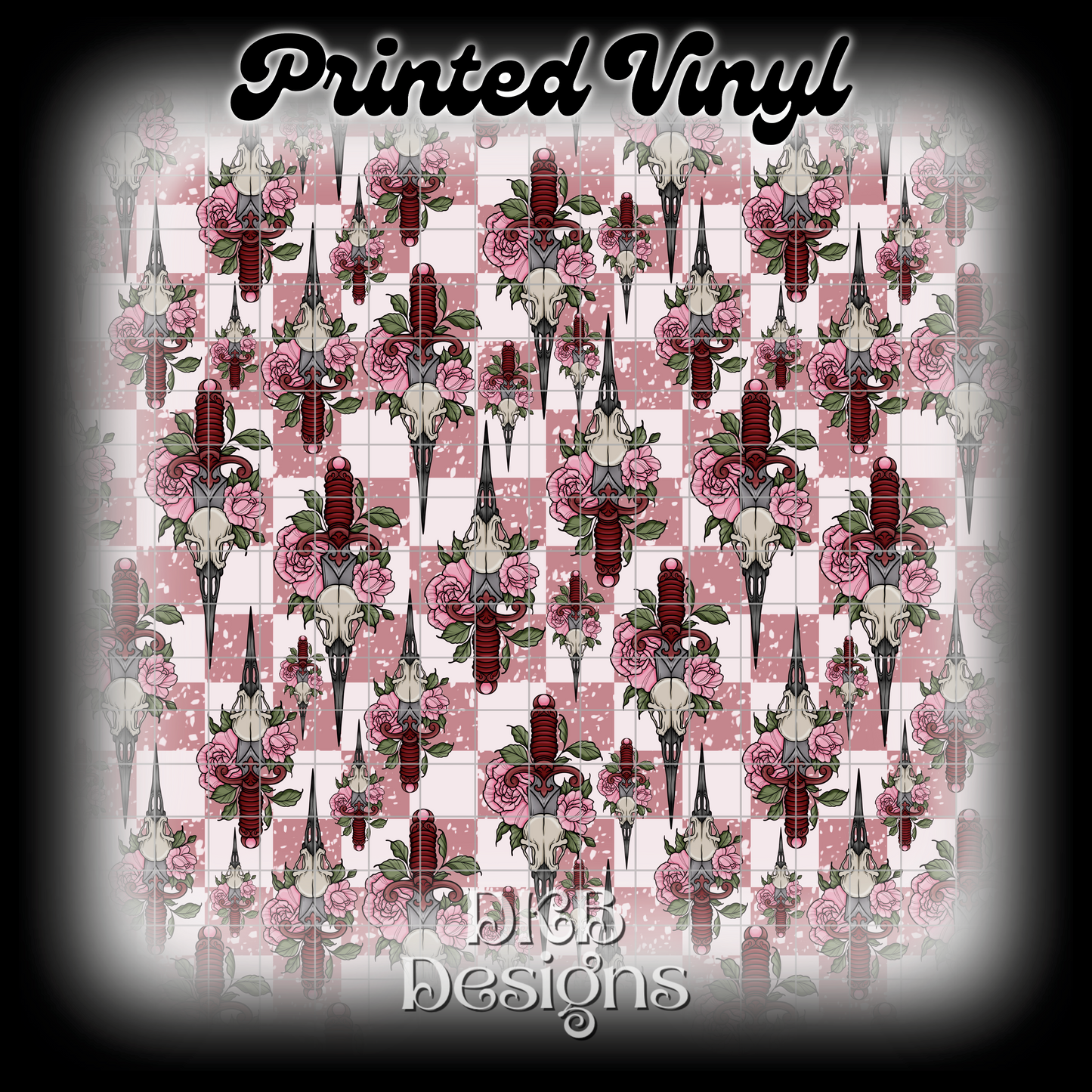 Cut loose ends Printed Vinyl