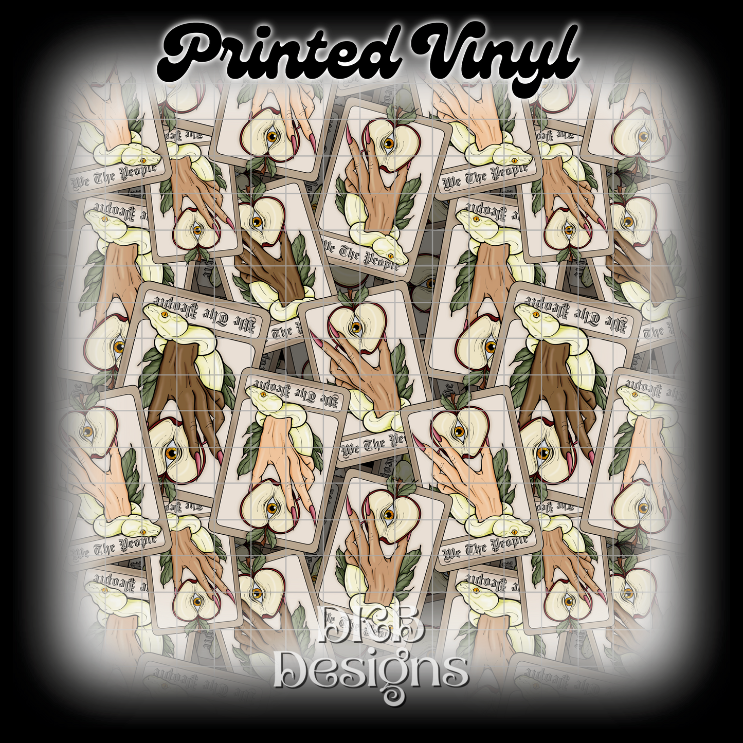 We the people Printed Vinyl