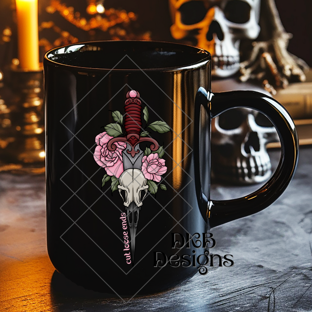 Cut loose ends UV DTF