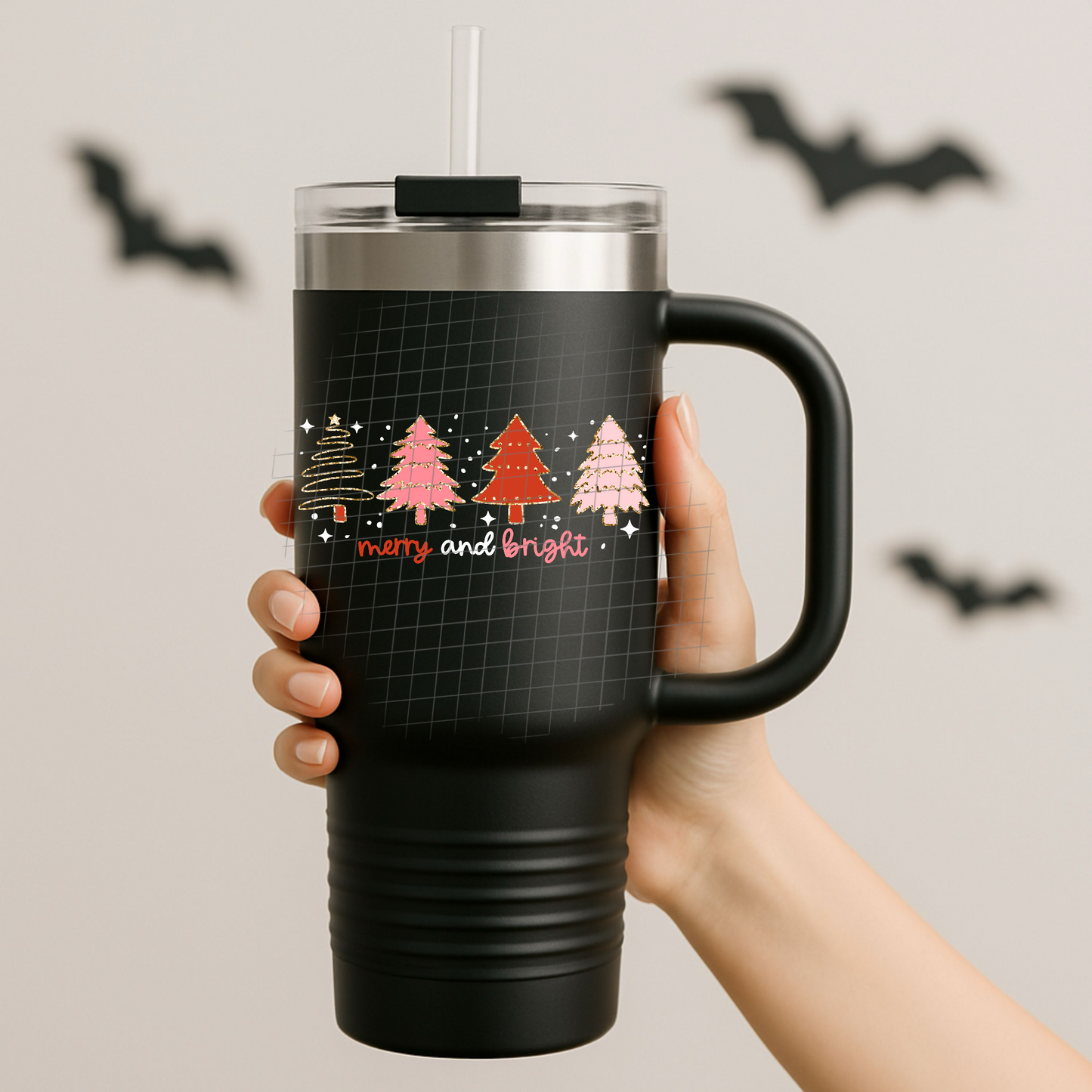 Merry and bright UV DTF