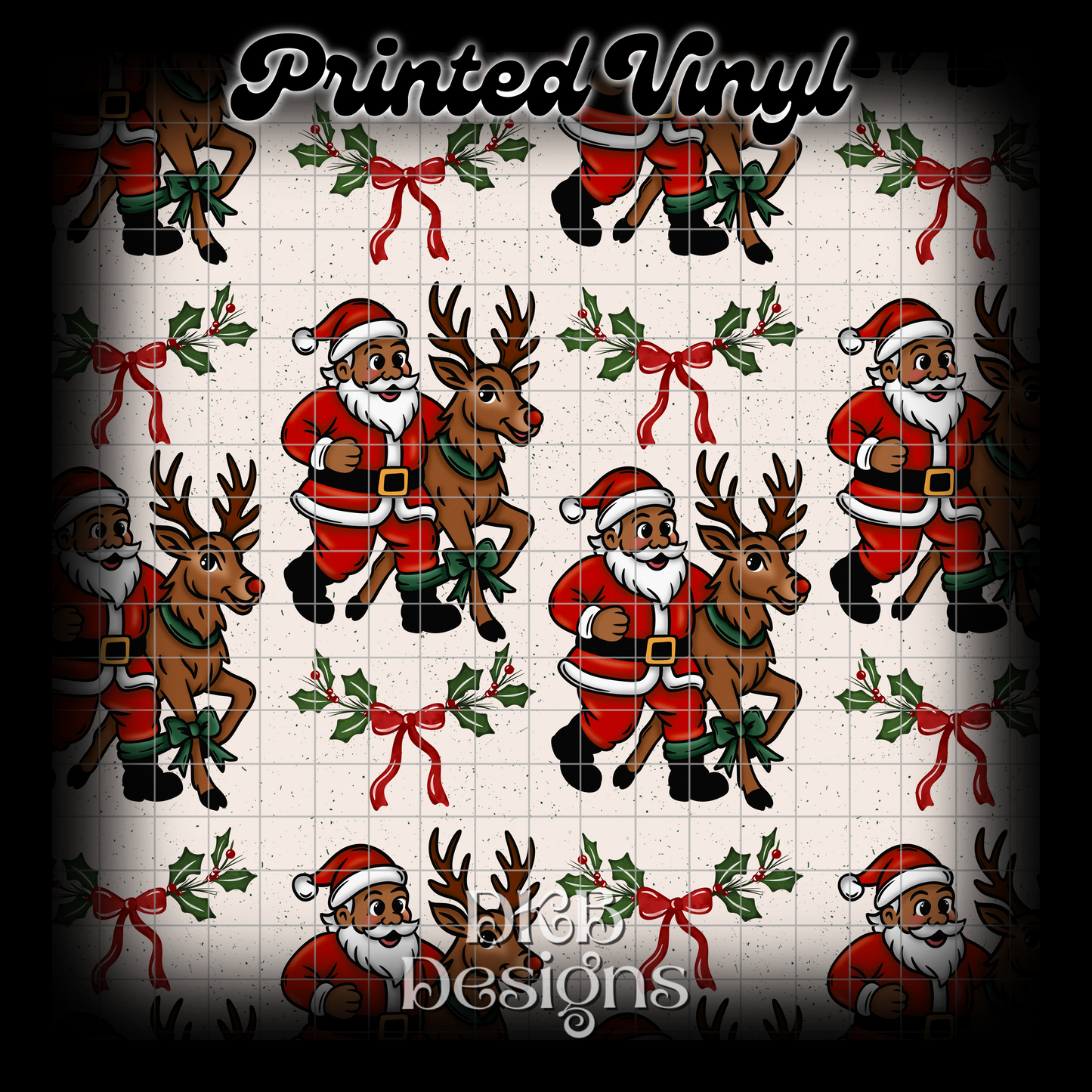 Five legged race Printed Vinyl