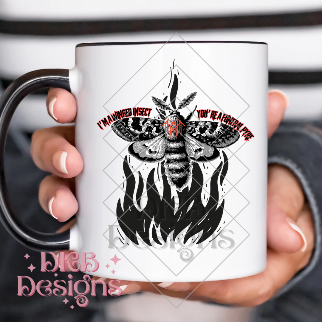 Winged insect UV DTF