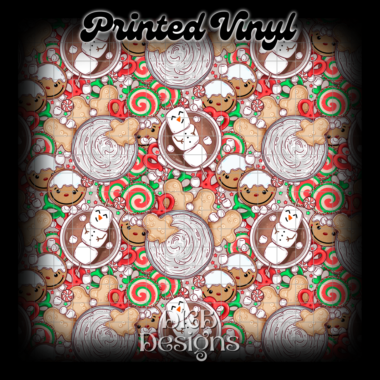 Holiday yummies Printed Vinyl