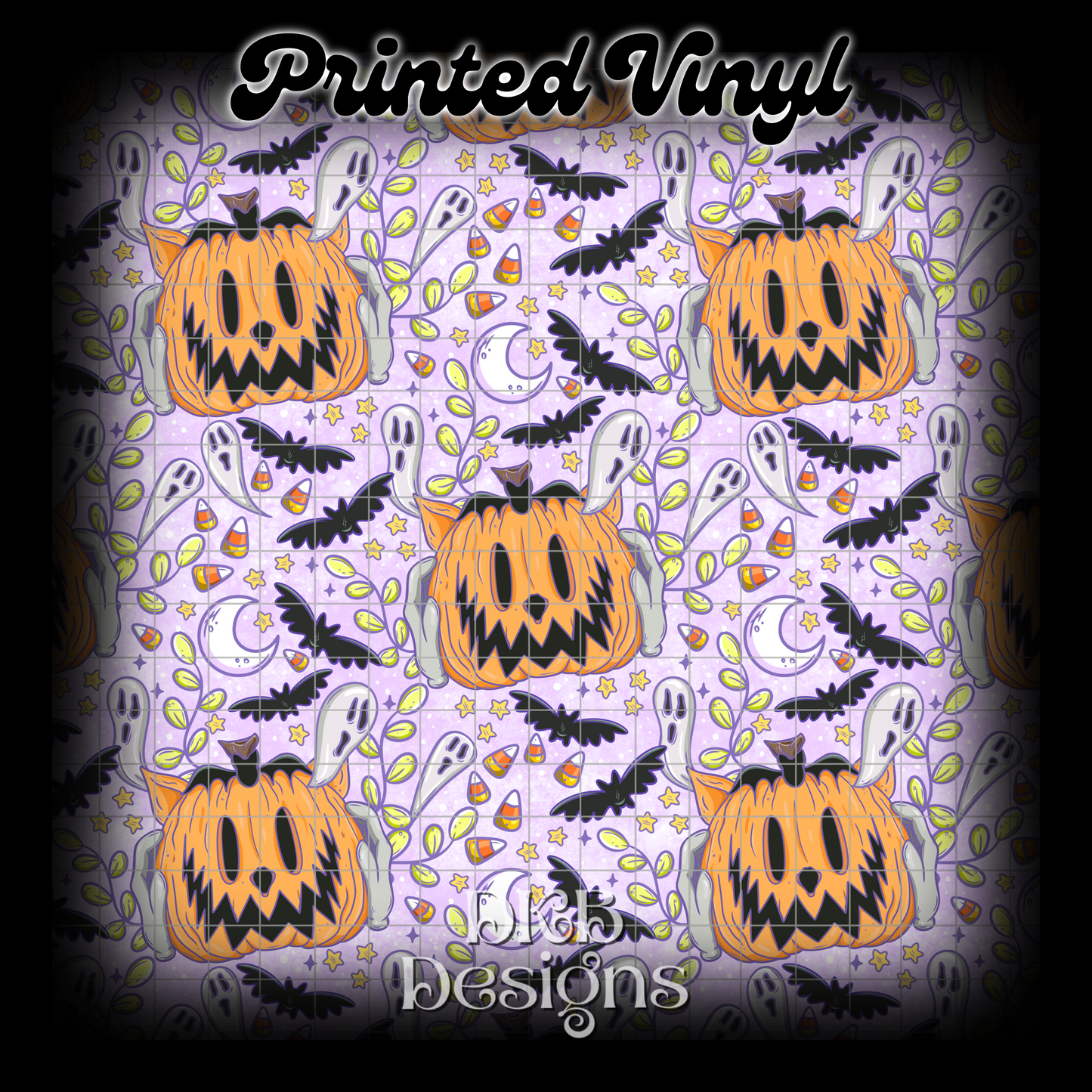 Happy haunts Printed Vinyl