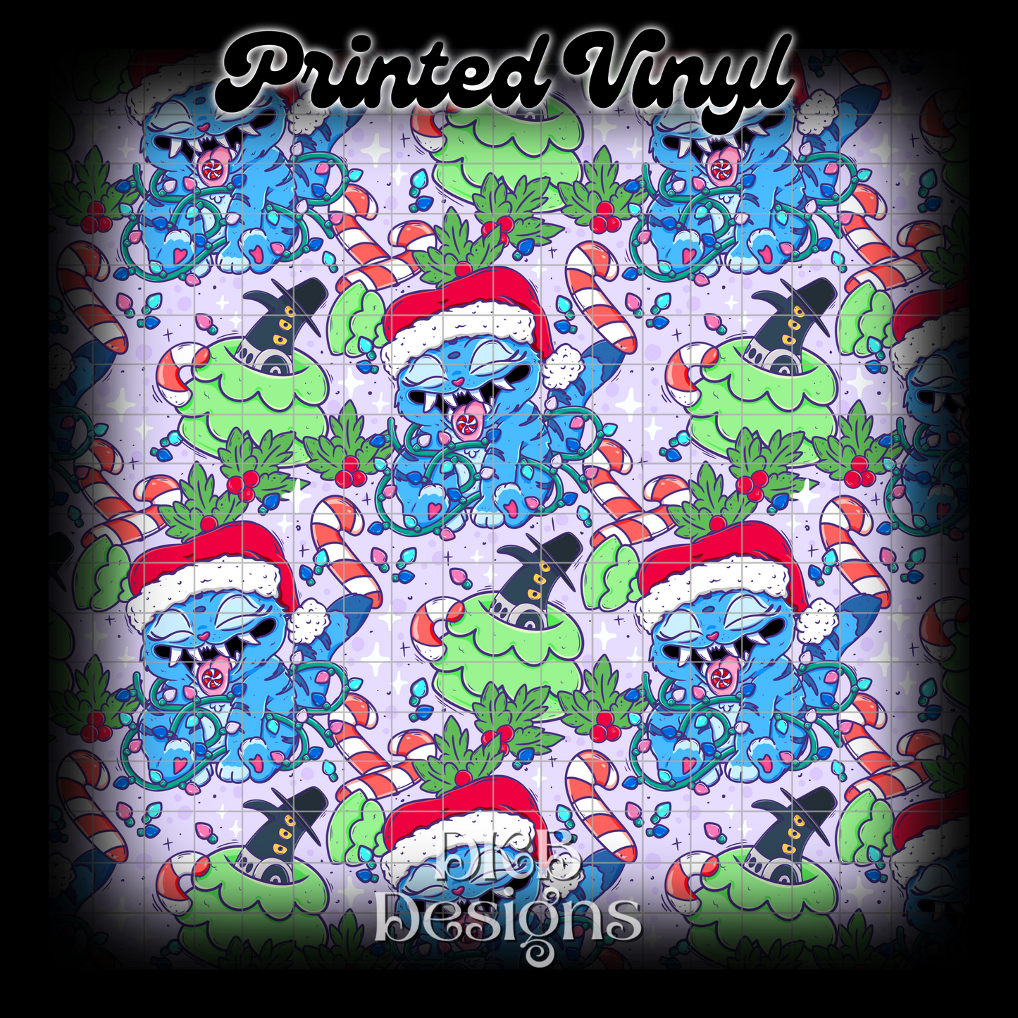 Derp the halls Printed Vinyl