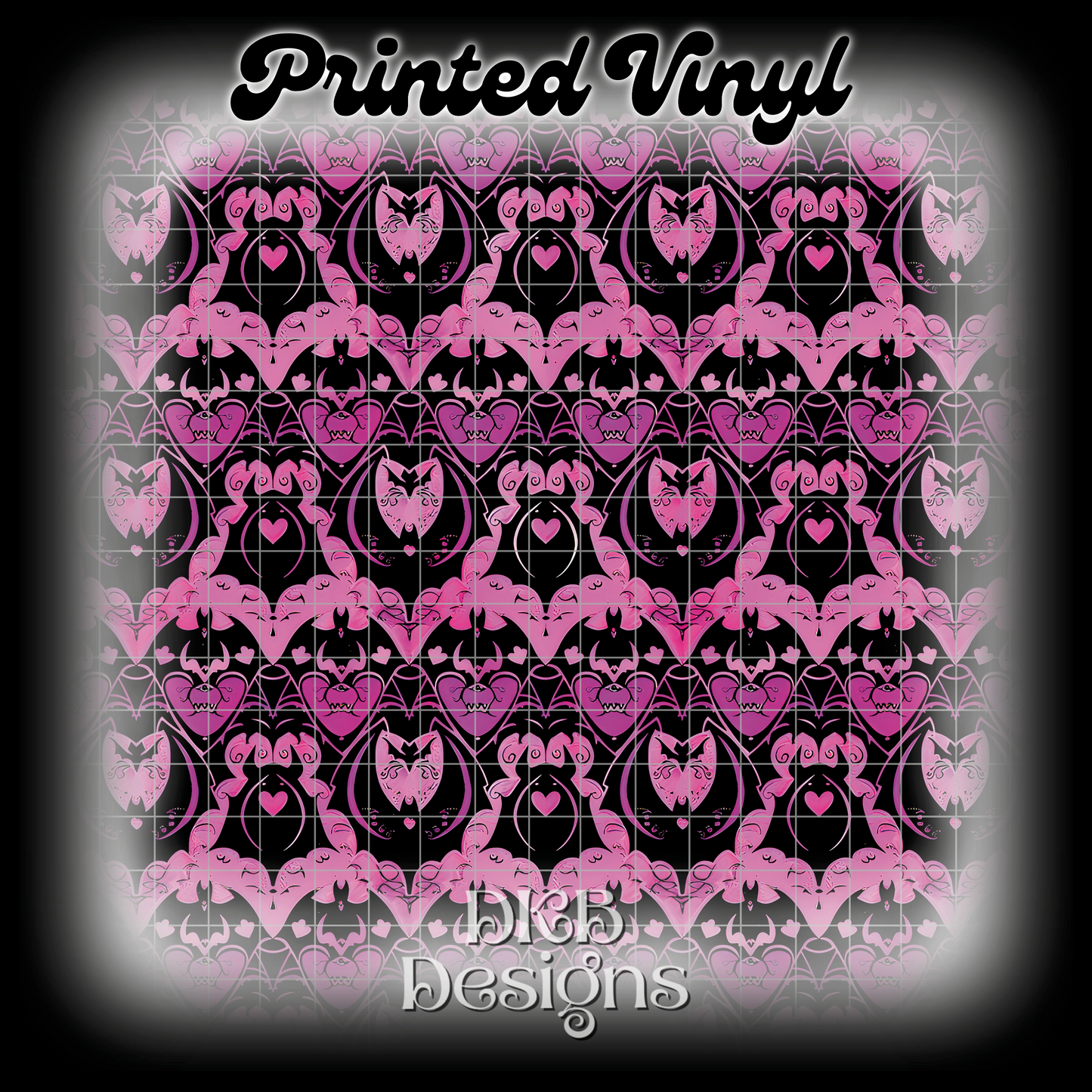 Purple bats Printed Vinyl