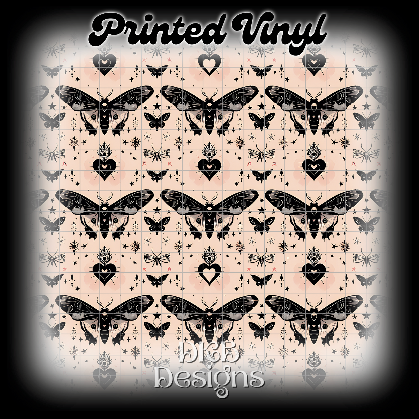 Death moth 4 Printed Vinyl