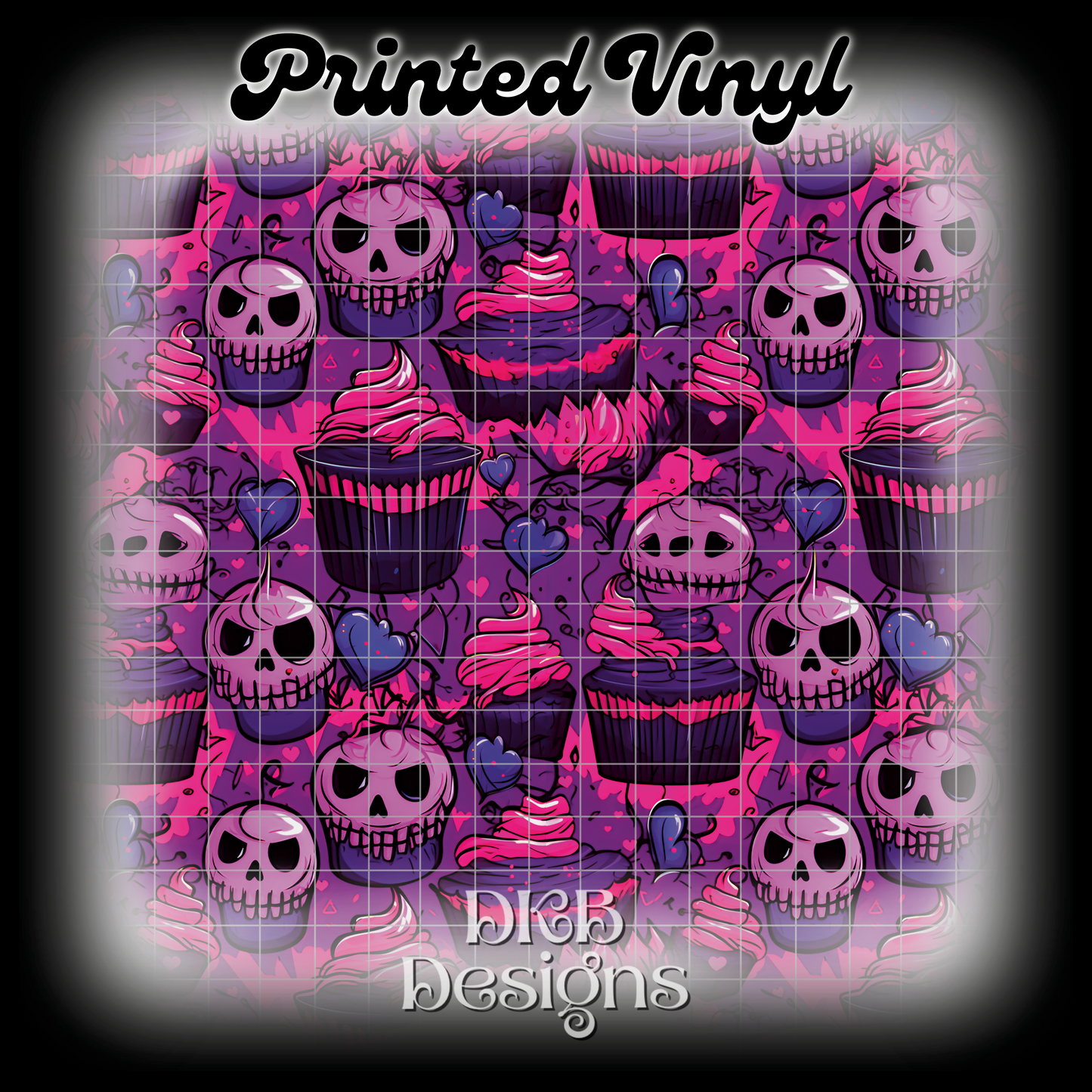 Creepy cupcakes 3 Printed Vinyl