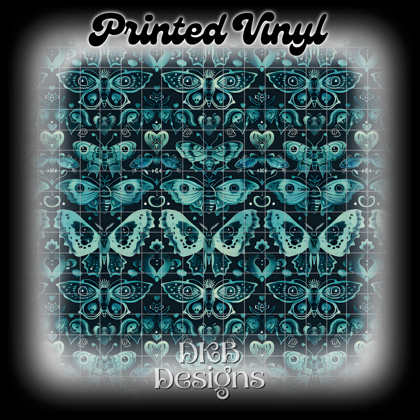 Busy moth 3 Printed Vinyl