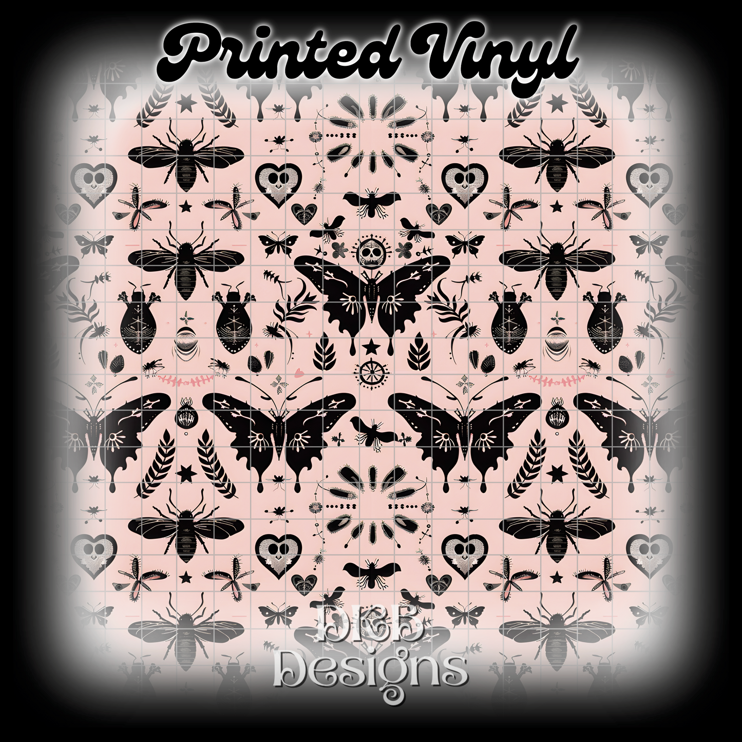 Death moth 2 Printed Vinyl