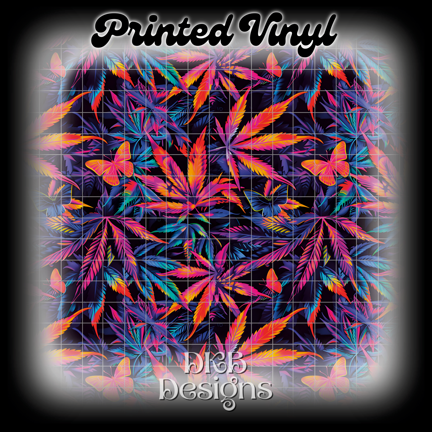 420 neon 5 Printed Vinyl