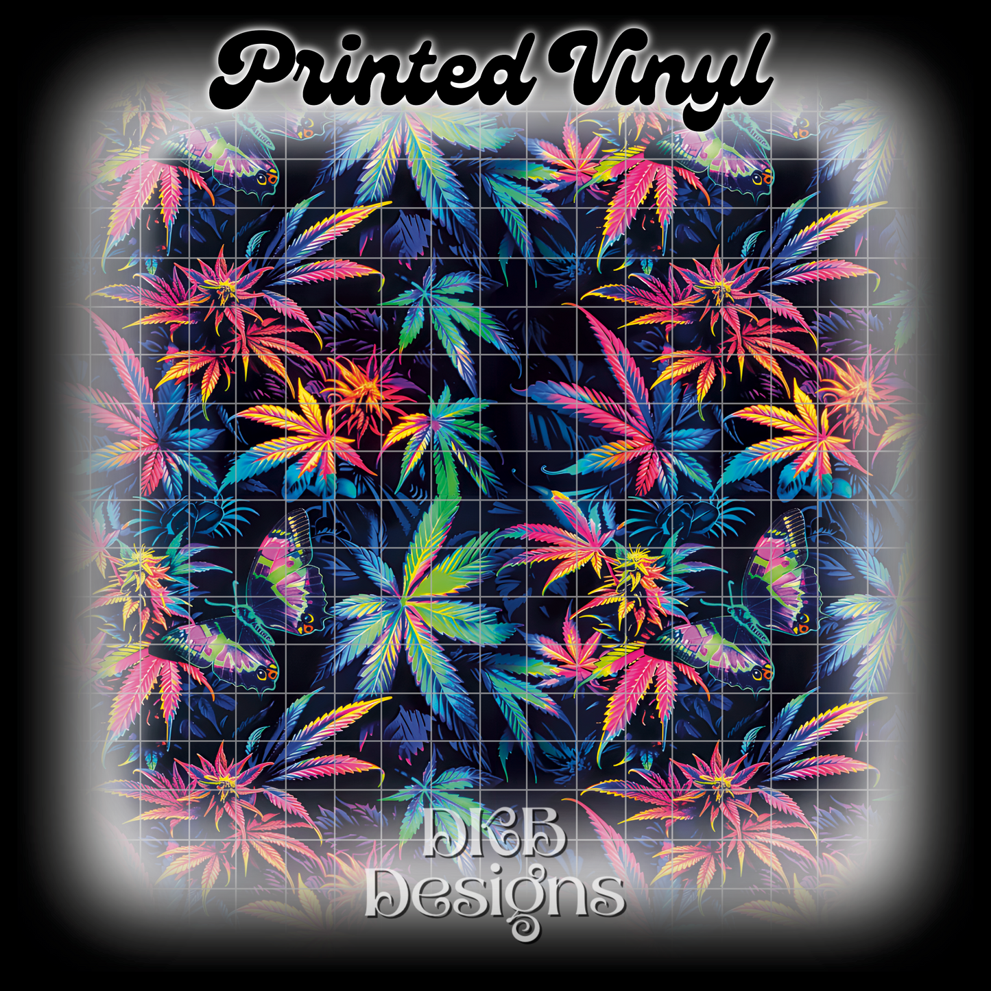 420 neon 4 Printed Vinyl