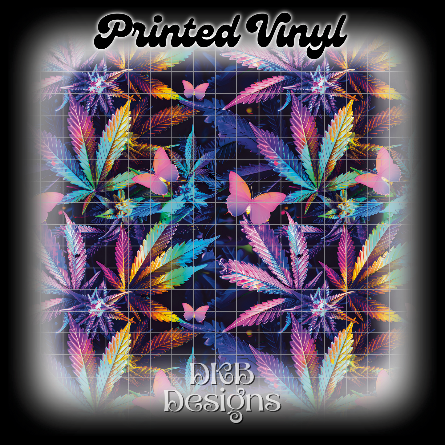 420 neon 2 Printed Vinyl