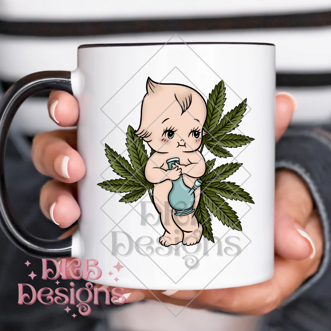 Weed kewpie UV DTF