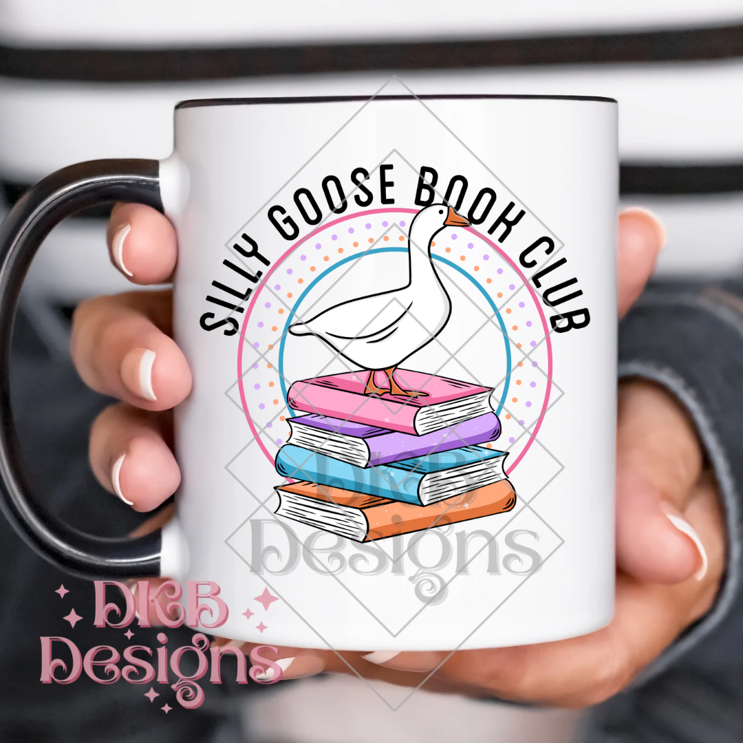 Silly goose book club UV DTF