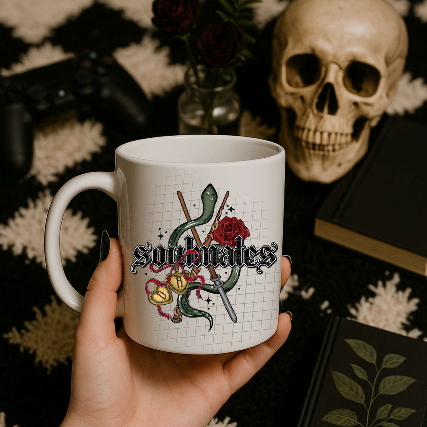 Soulmates locket UV DTF