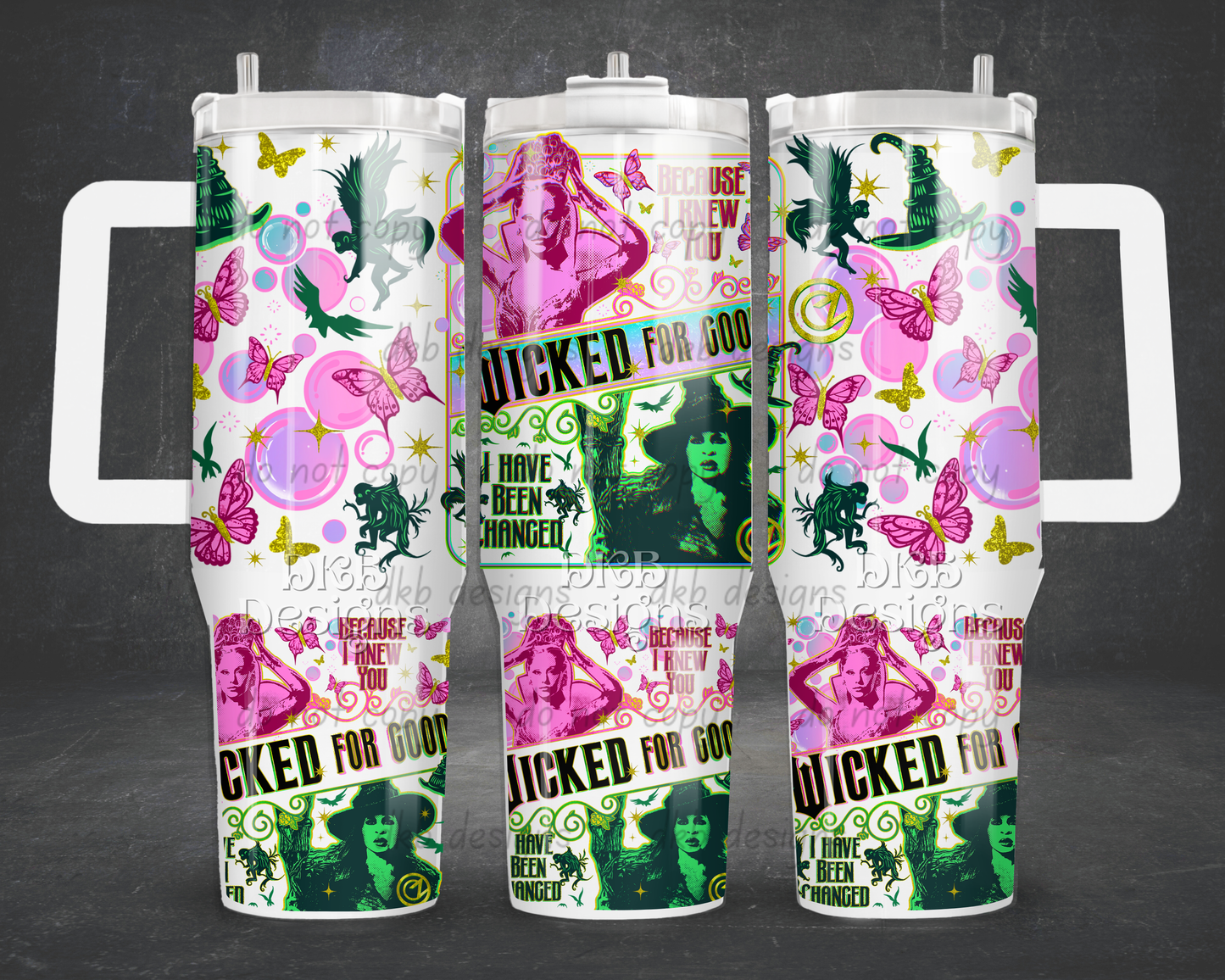 Because I knew you 40oz Tumbler UV DTF