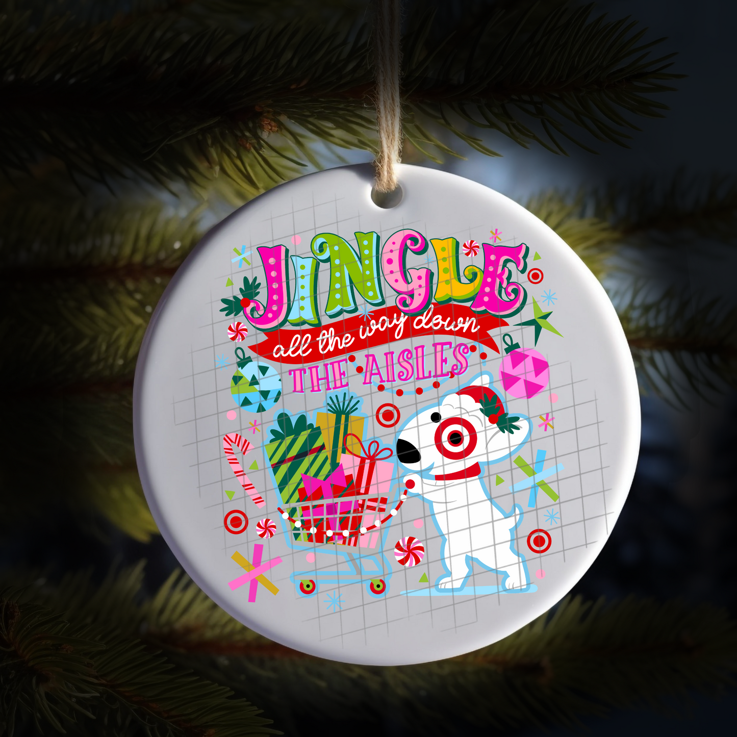 Jingle all the way UV DTF