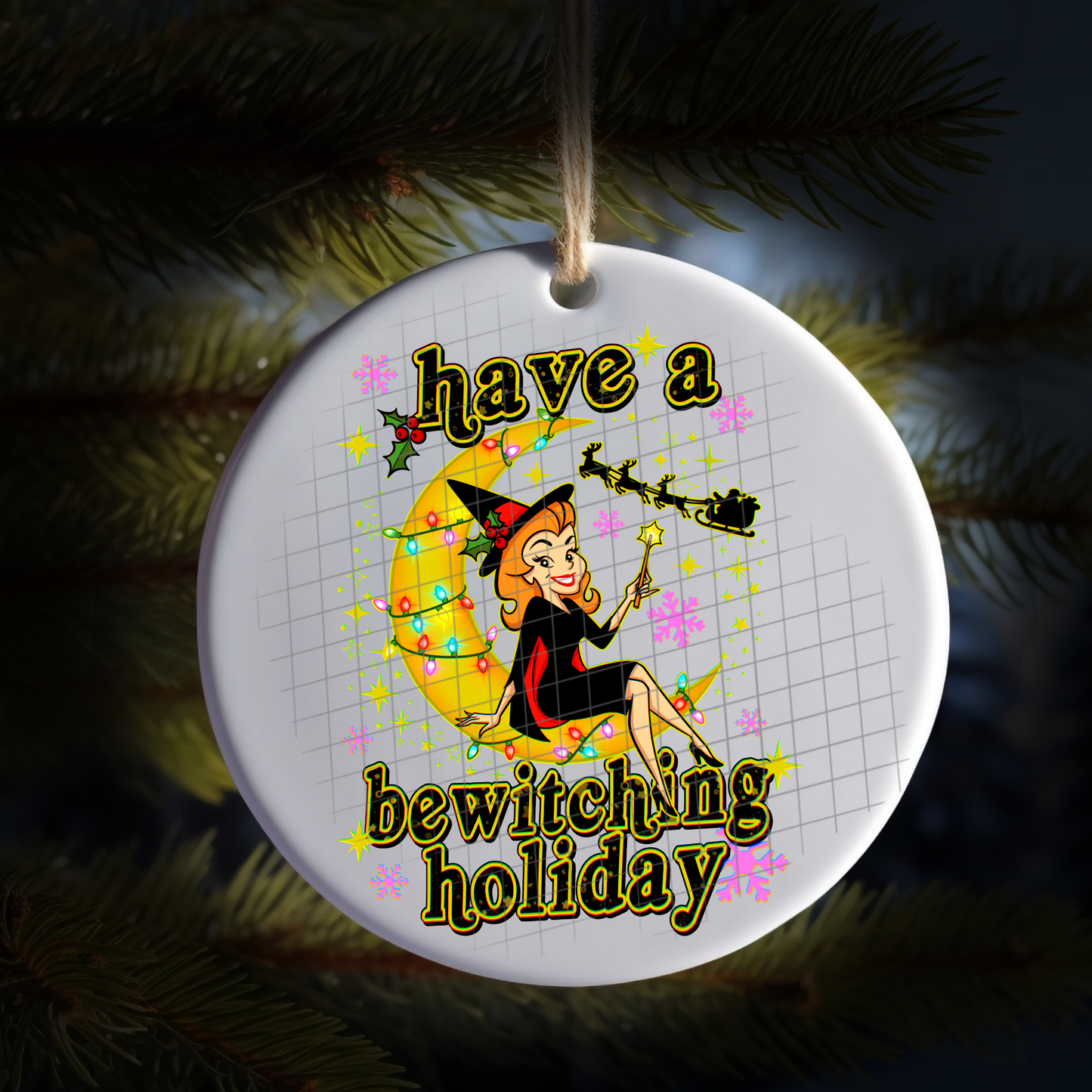 Bewitching holiday UV DTF