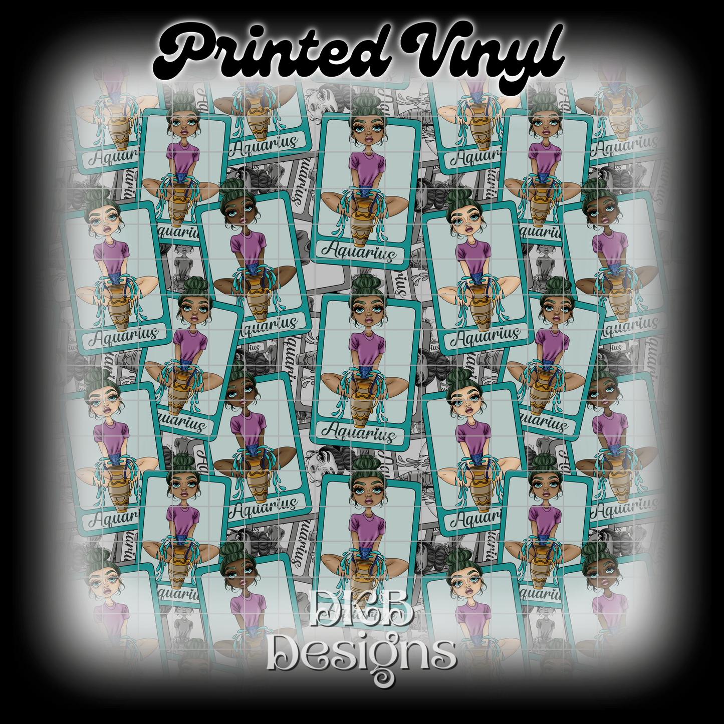 Aquarius Printed Vinyl