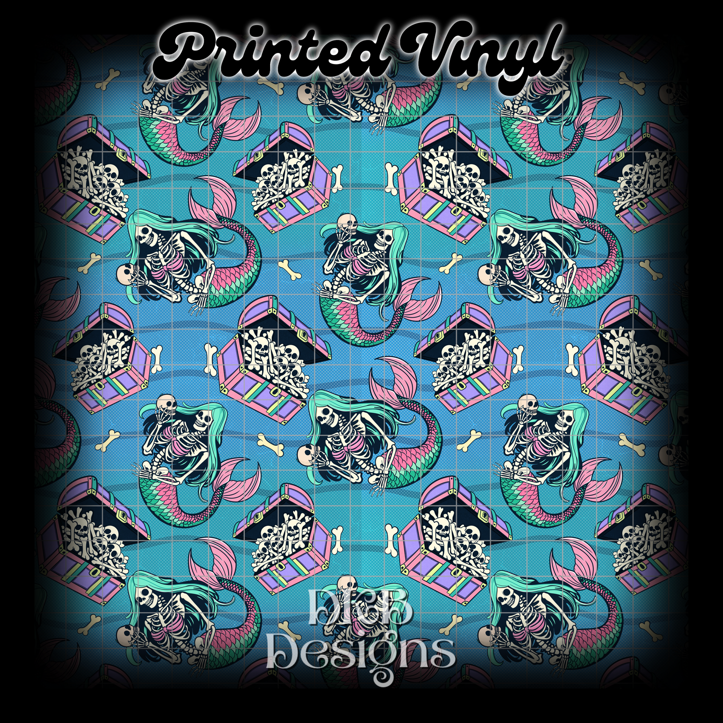 Dead men Printed Vinyl