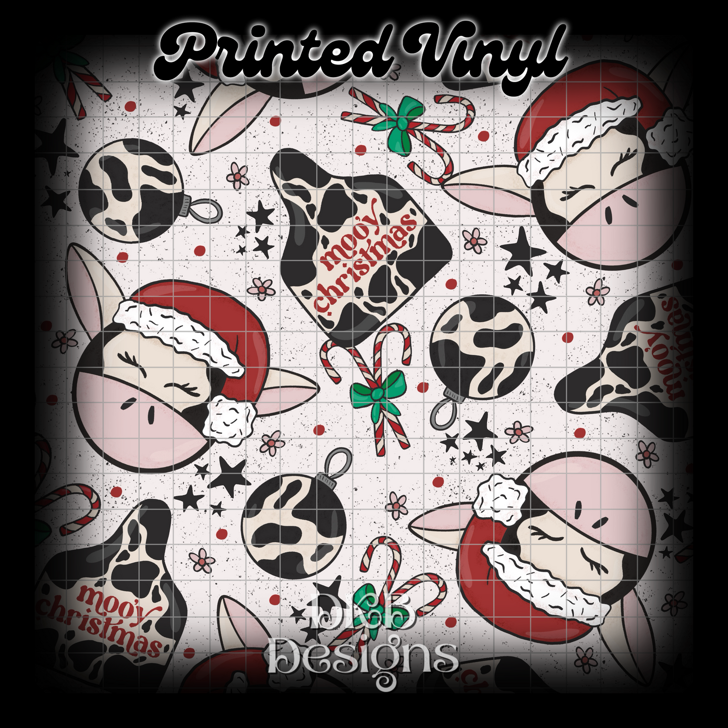 Mooy Christmas printed Vinyl