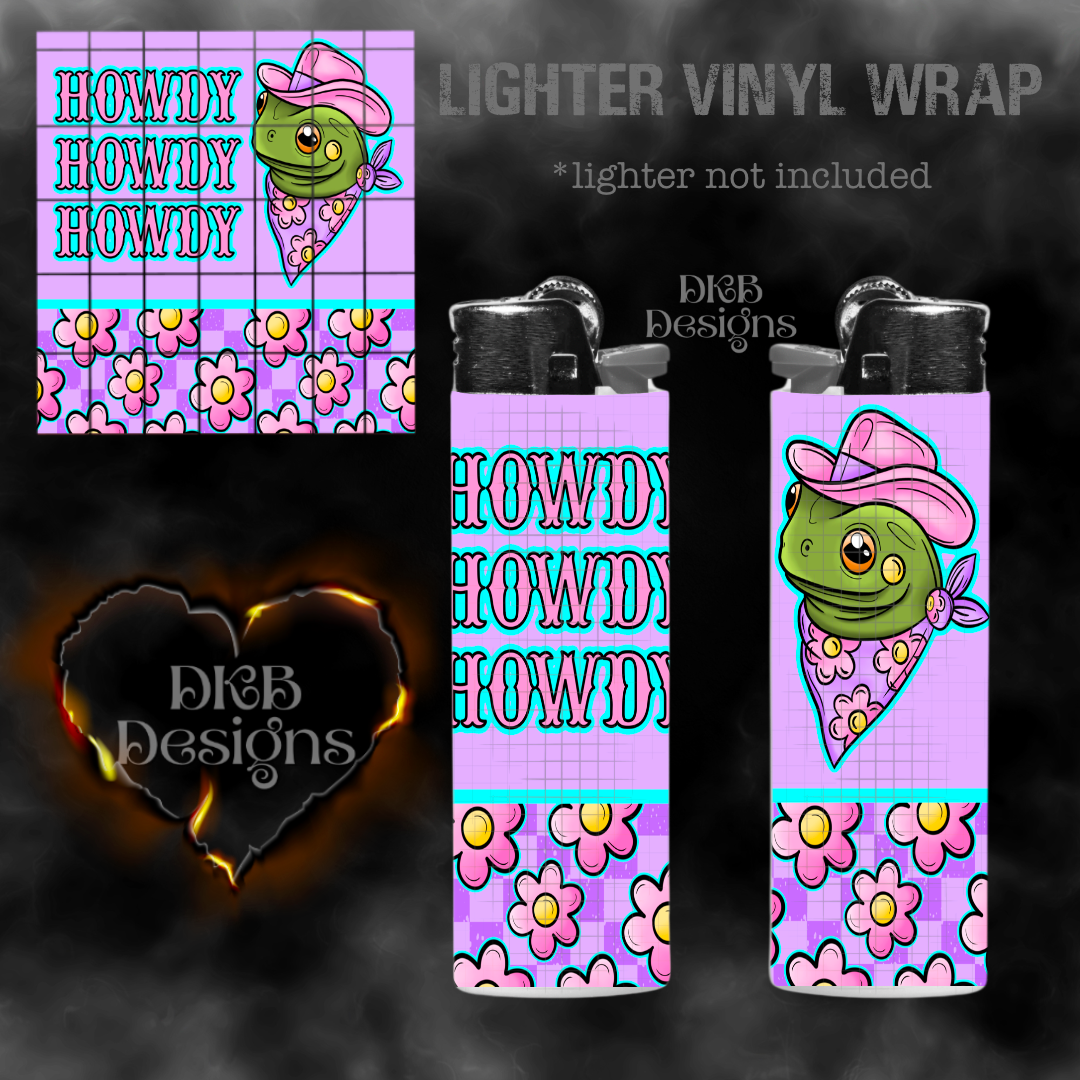 Howdy lighter vinyl wrap