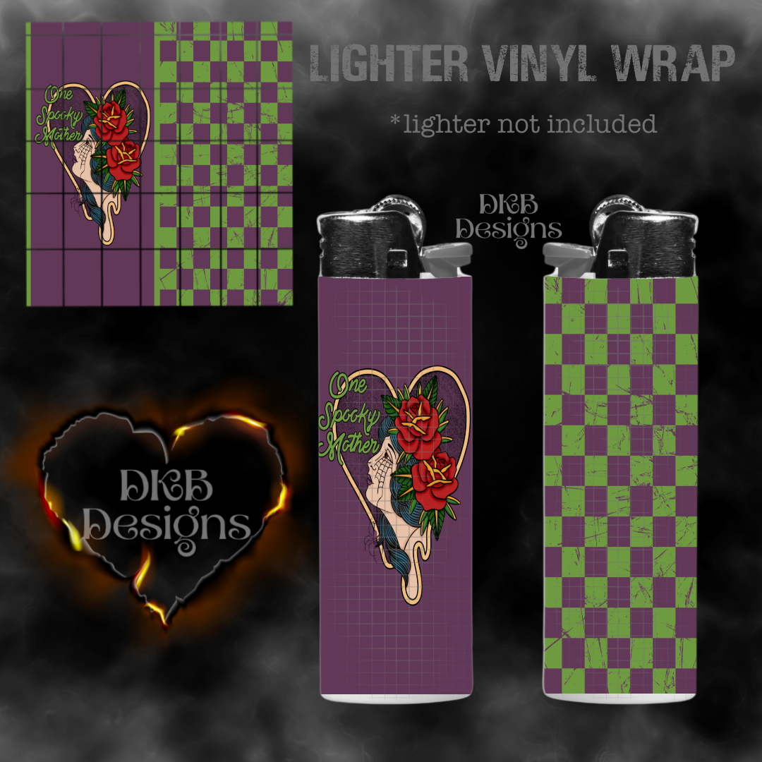 One spooky mother 3 lighter vinyl wrap
