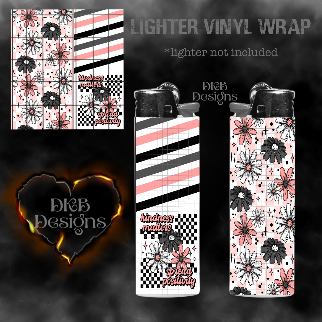 Kindness matters lighter vinyl wrap