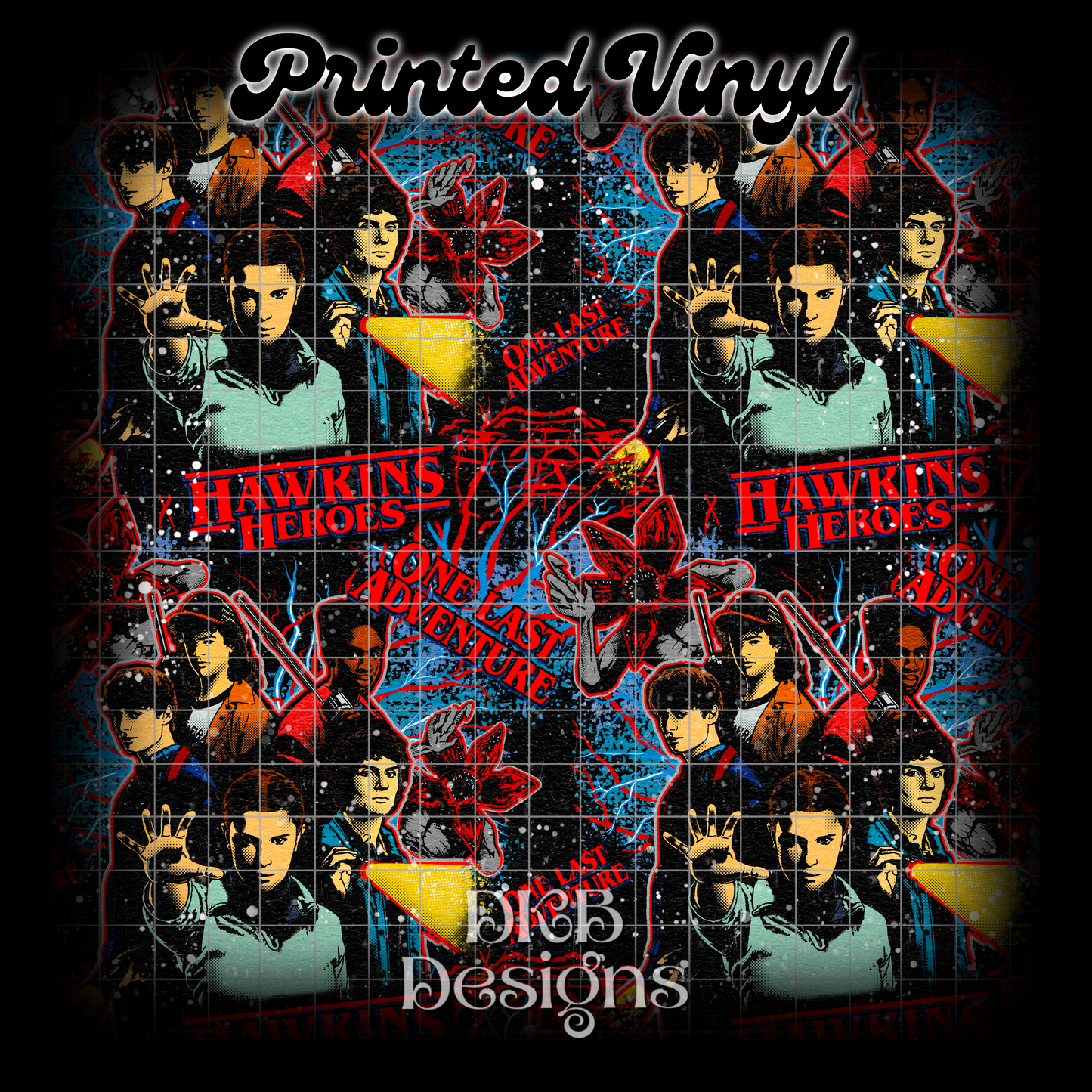 Heroes Printed Vinyl