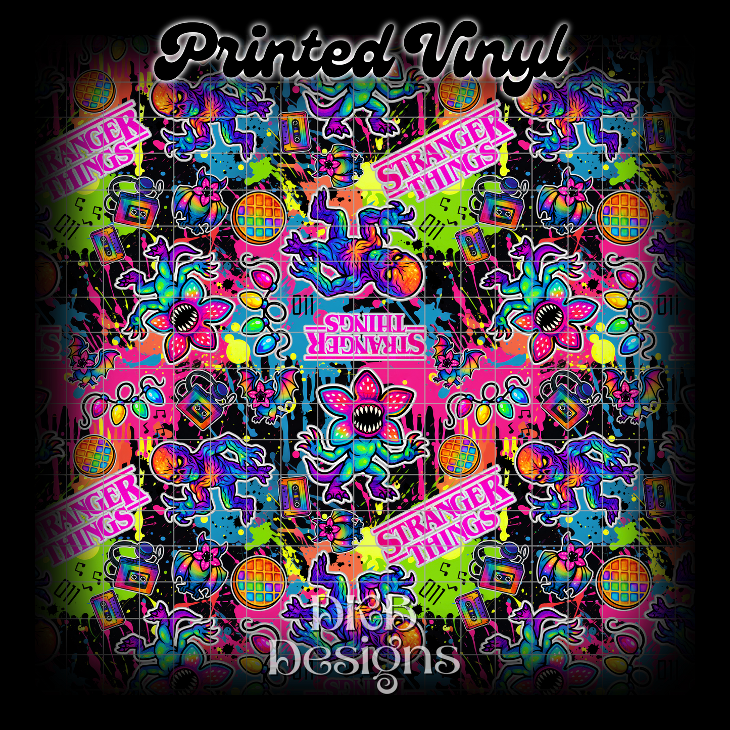 Strange sticker book Printed Vinyl (5 color ways)