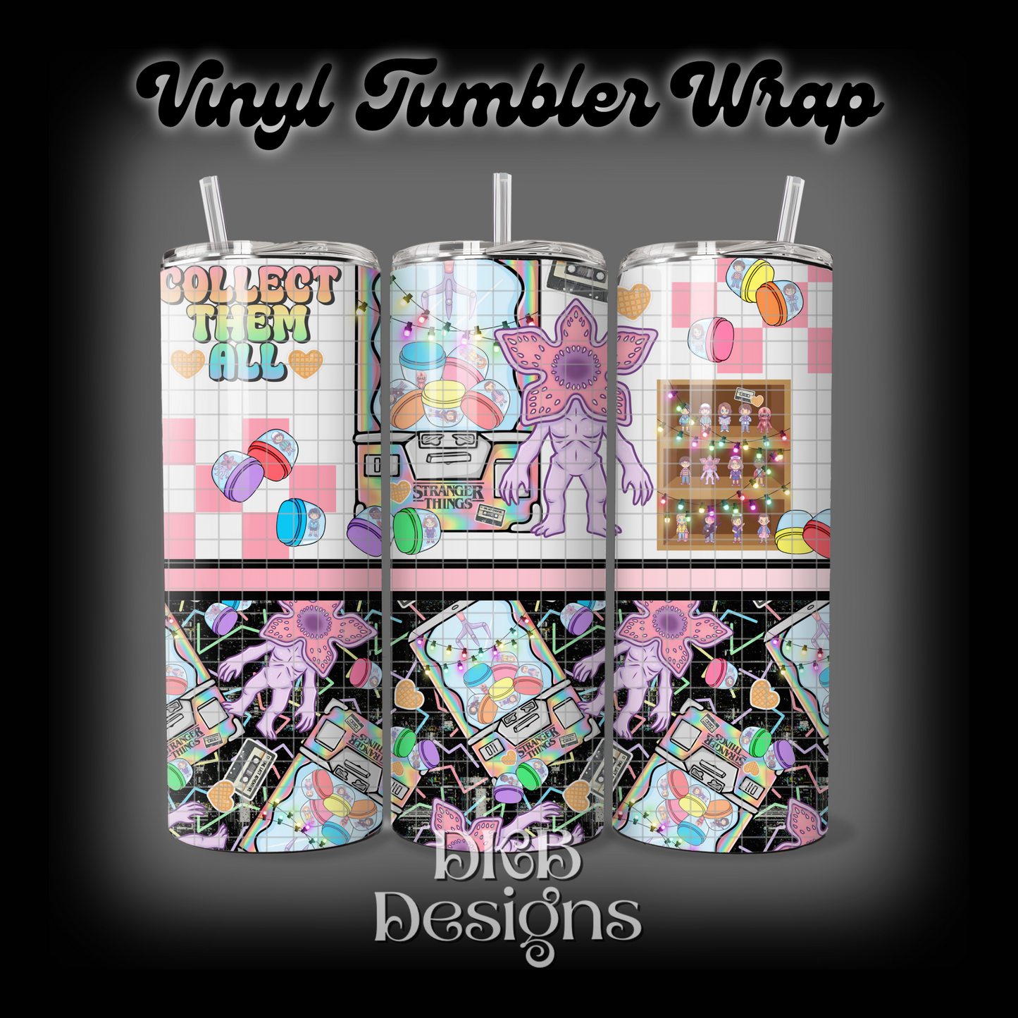 ST Claw vinyl tumbler wrap