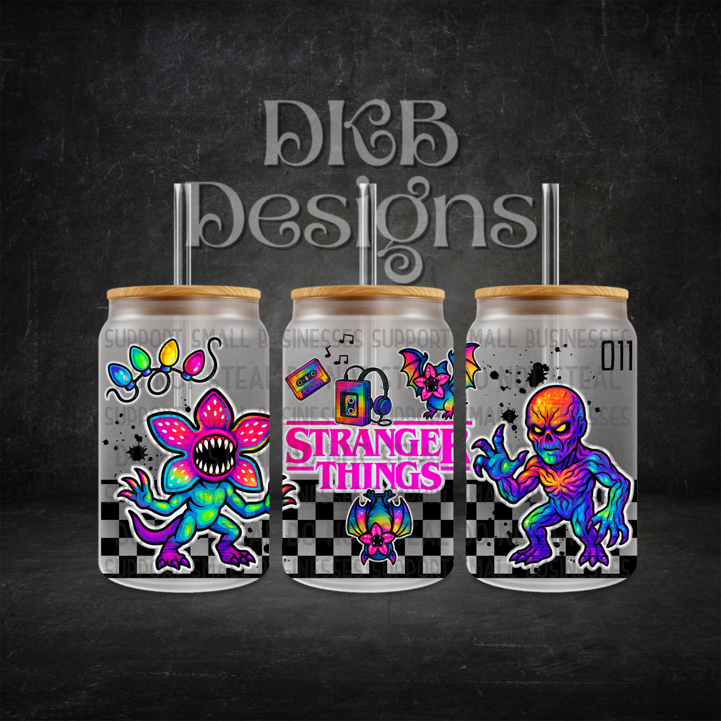 ST sticker book 16oz glass can UV DTF