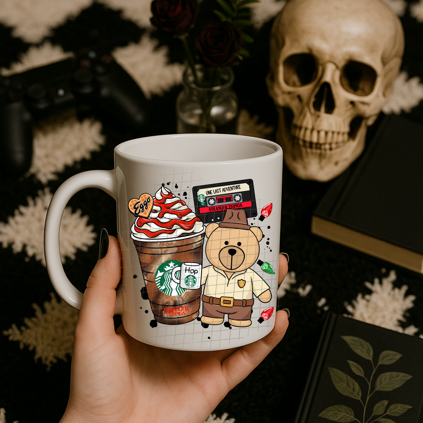 Stranger bear 5 UV DTF