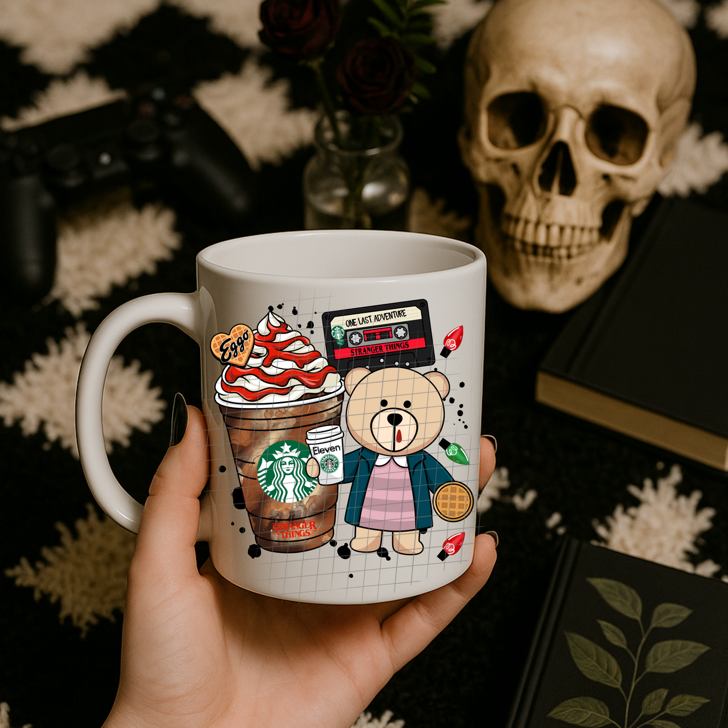 Stranger bear 4 UV DTF